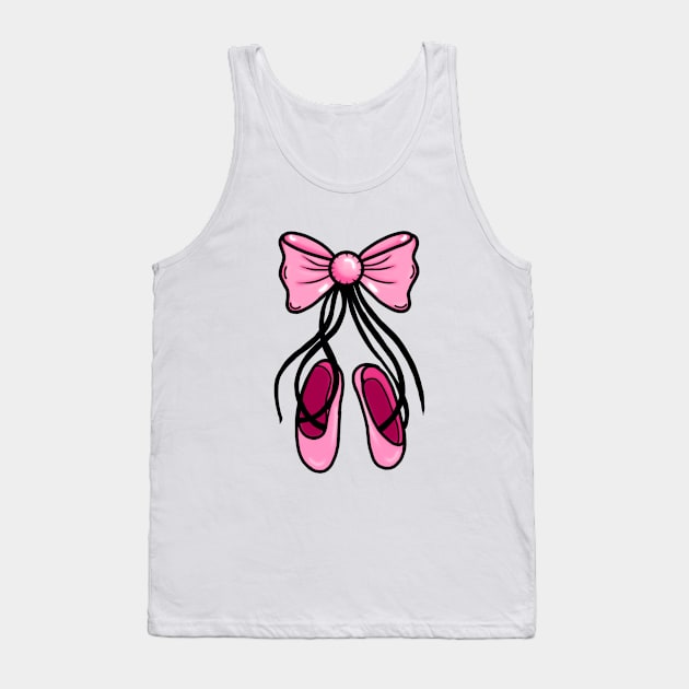 Pink Ballet Shoes Tank Top by ROLLIE MC SCROLLIE